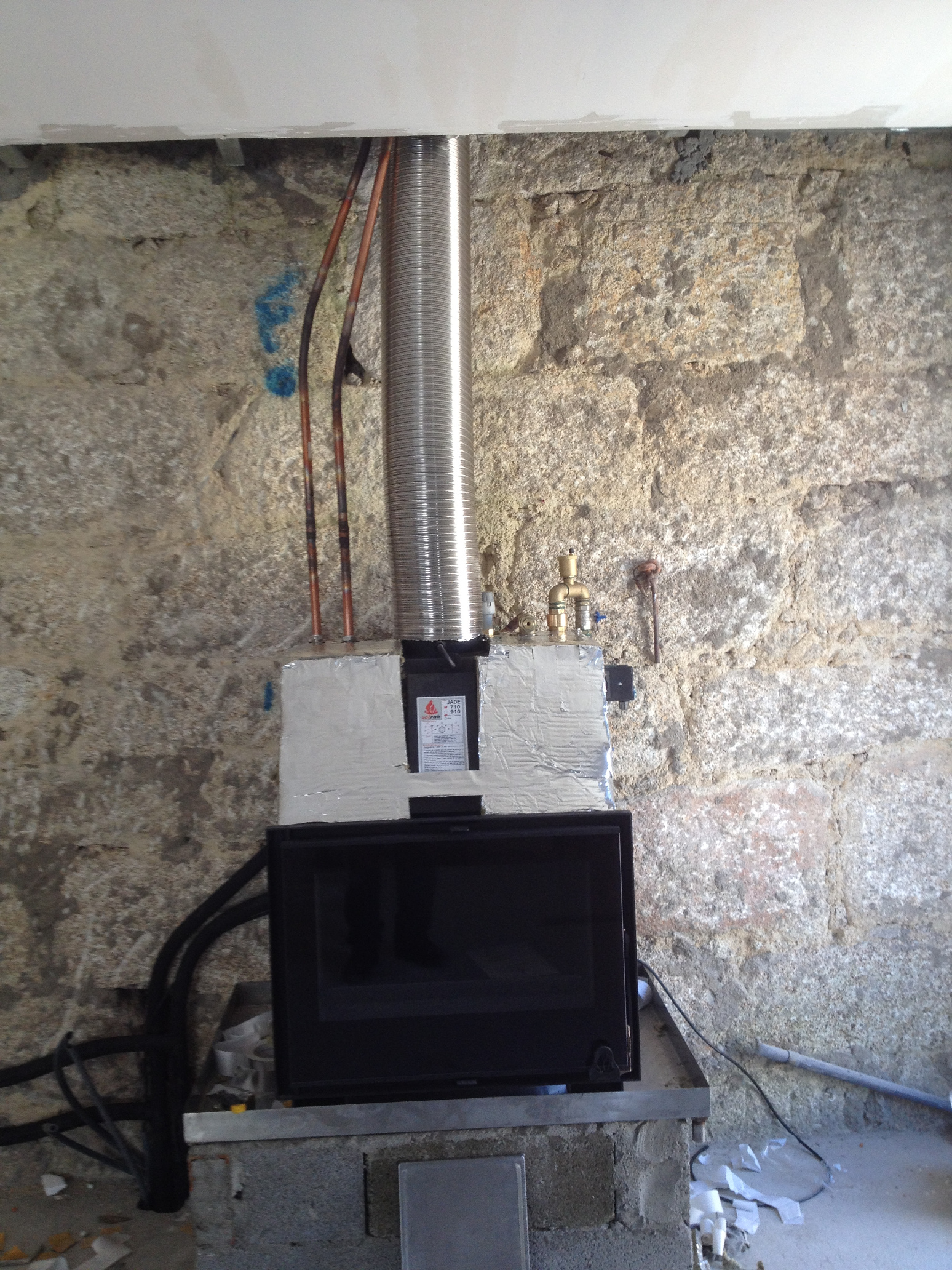 Instalação de Recuperador de Calor para Aquecimento Central